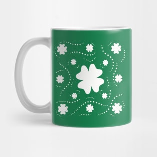 White Clover Pattern Mug